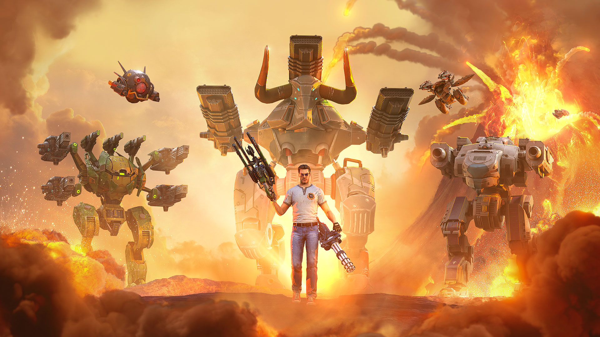 WAR ROBOTS UND SERIOUS SAM 4 GEMEINSAM AUF IOS UND ANDROID SPIELBAR